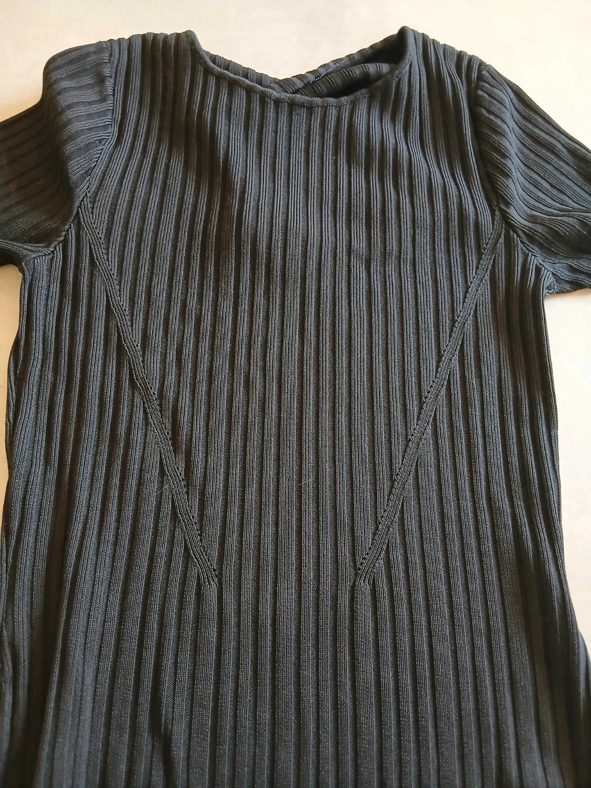 GUESS Black Ribbed Dress - Brand New with Tag – photo 7